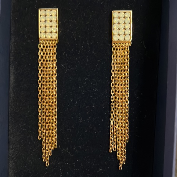Authentic Swarovski long earrings - Picture 3 of 14